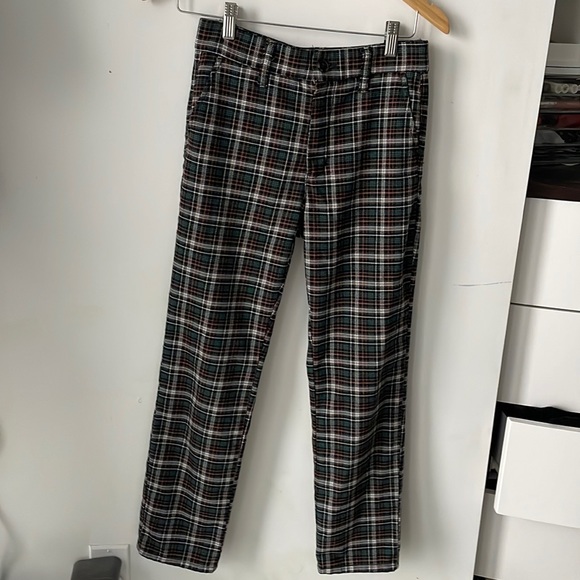 AE plaid straight leg pants - Picture 2 of 7